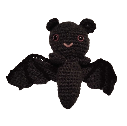 Peluche chauve-souris en crochet