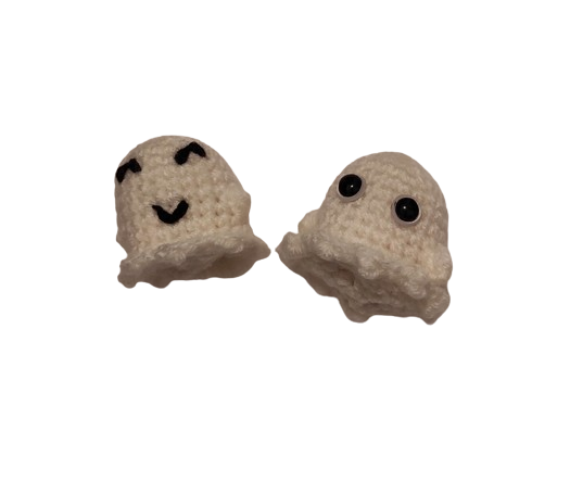 Petite peluche fantôme Bôô en crochet