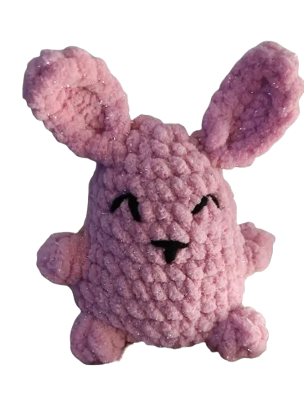 Peluche lapin câlin en crochet