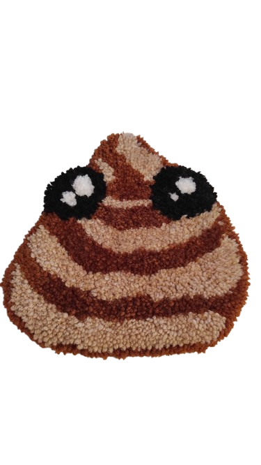 Tapis tufté 'poop' du jeu Legends of Idleon