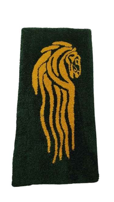 Tapis tufté du sceau des Rois du Rohan